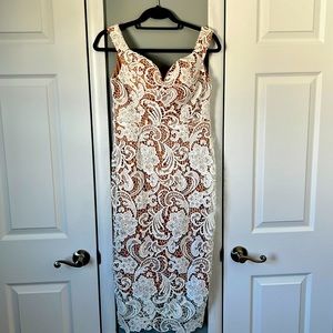 White lace dress